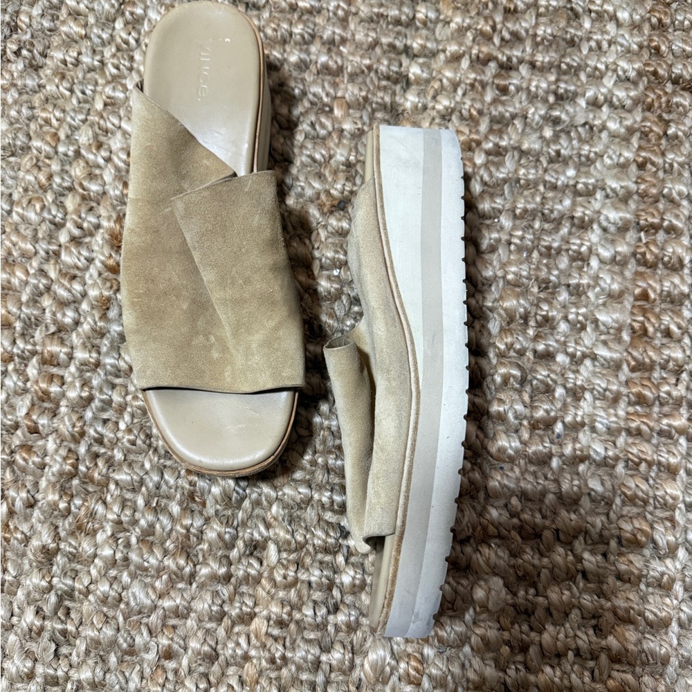 VINCE Women's Sarria Wedge Sandal SZ 9 - Picture 3 of 8